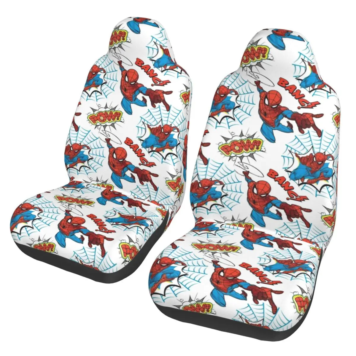 Housse de Siege Spiderman Logo Rouge